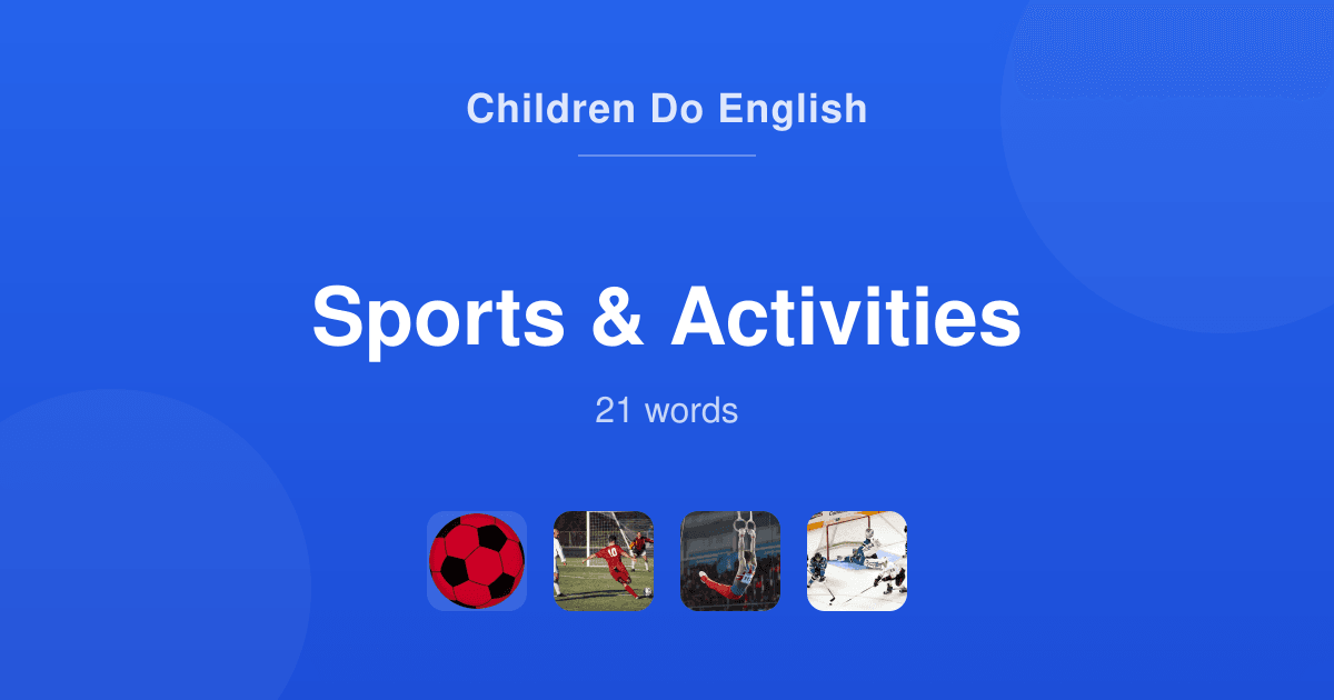 English Vocabulary Games for Kids